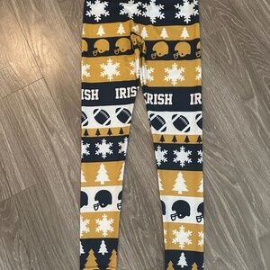 Notre Dame leggings size small